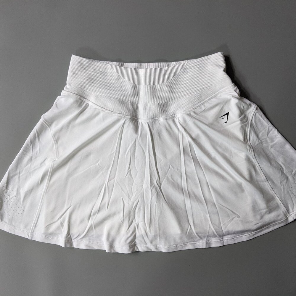 GYMSHARK SWEAT Collection Skort - White